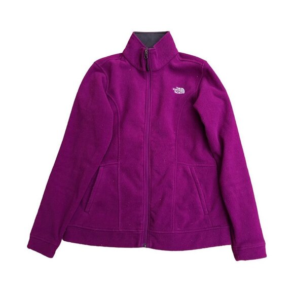 VINTAGE The North Face Fleece Jacket Medium Purple - Picture 2 of 11